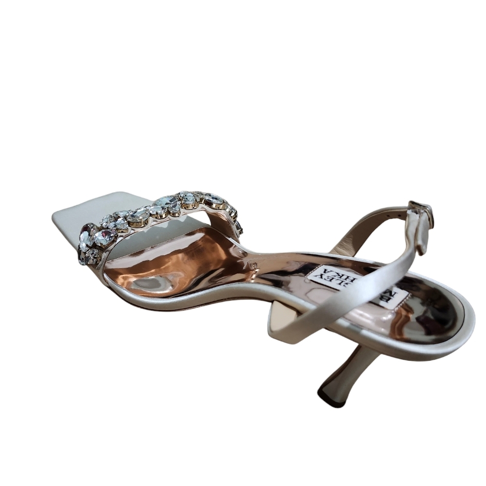 Badgley Mischka Leanna Sandals - 8.5 Party Bridal Cocktail - Picture 3 of 4
